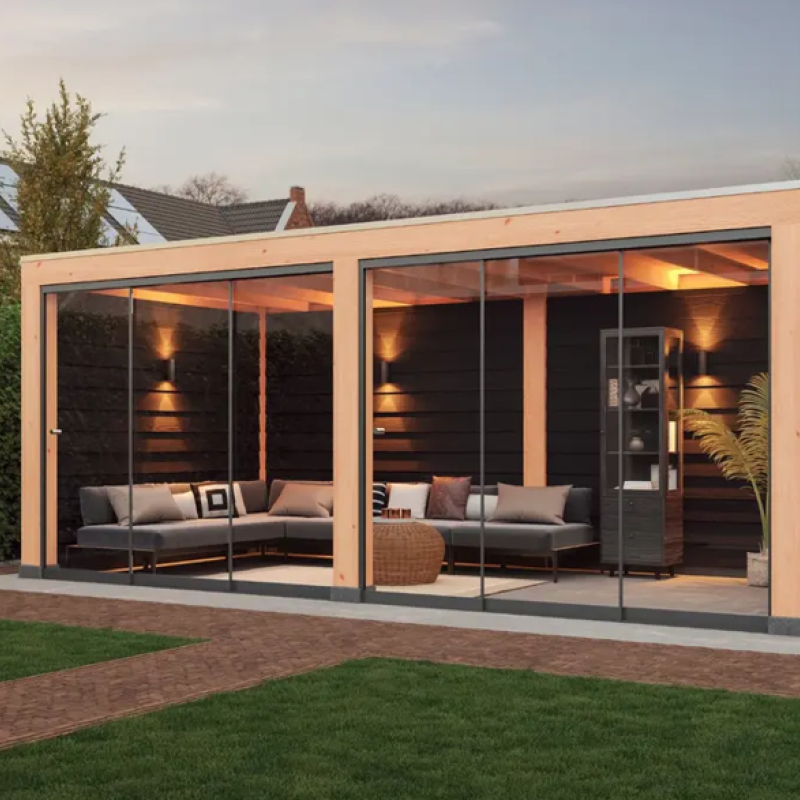 Douglas Overkapping 600x300 - Zwart | Westwood Modern